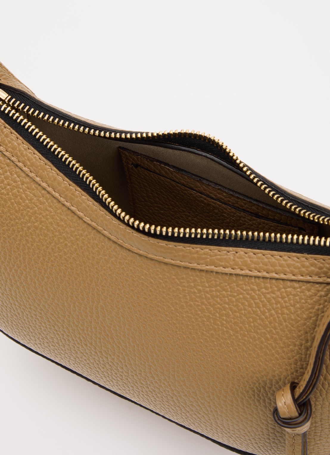 Isabel Marant Oskan Moon schoudertas van leer met studs en verstelbare schouderriem - detail 3 beige