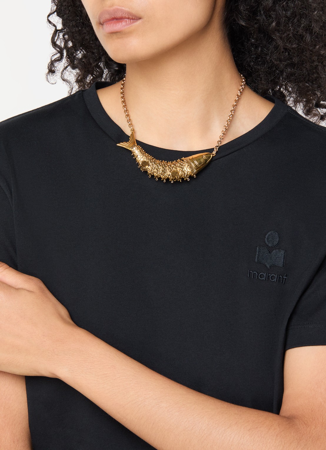 Isabel Marant River choker verguld - voorkant 2 goud