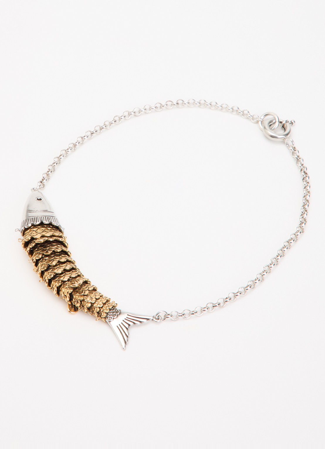 Isabel Marant River choker verguld - detail multicolor