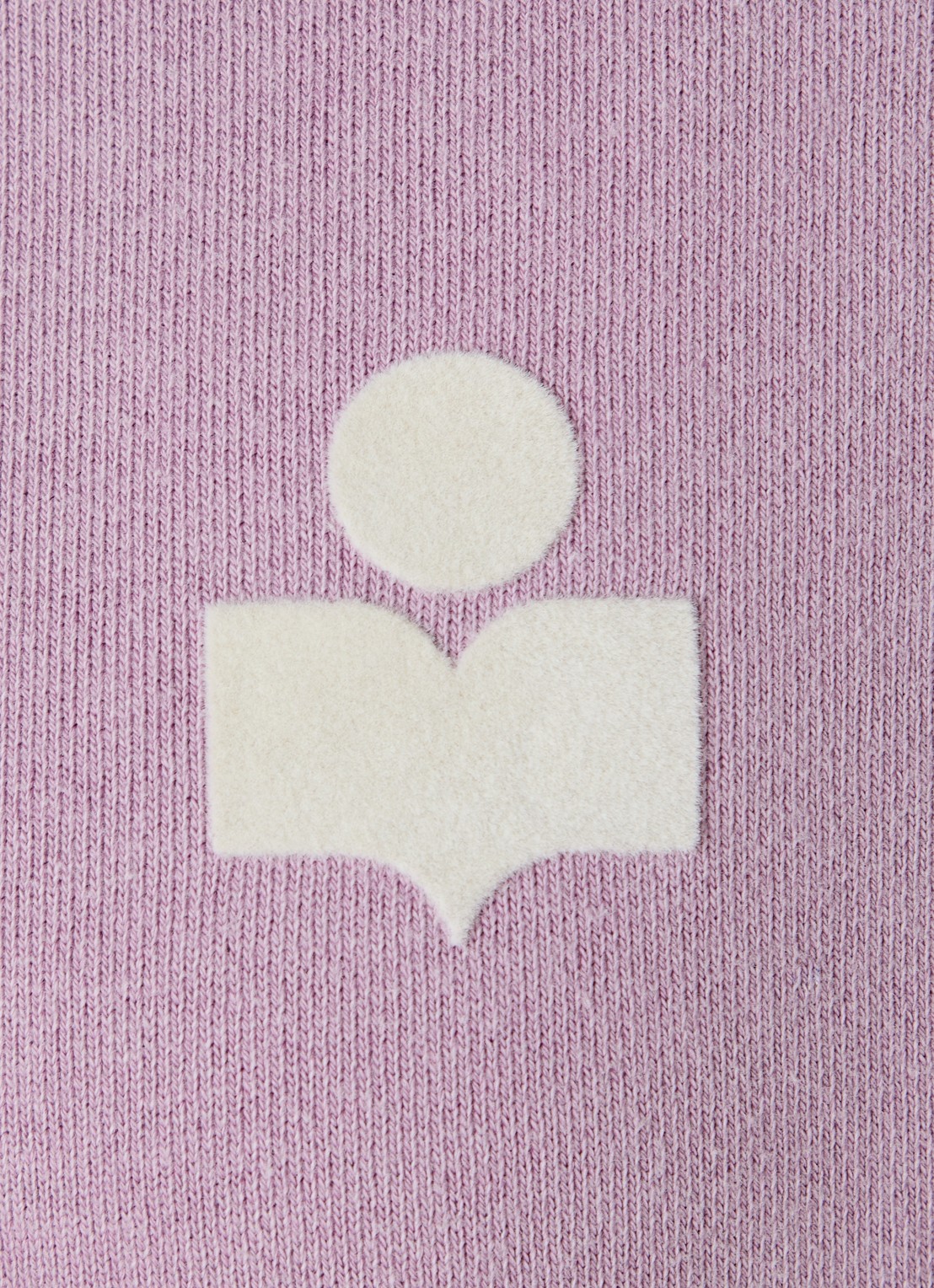 Isabel Marant Ross schipperstrui met logo - detail 5 lavendel