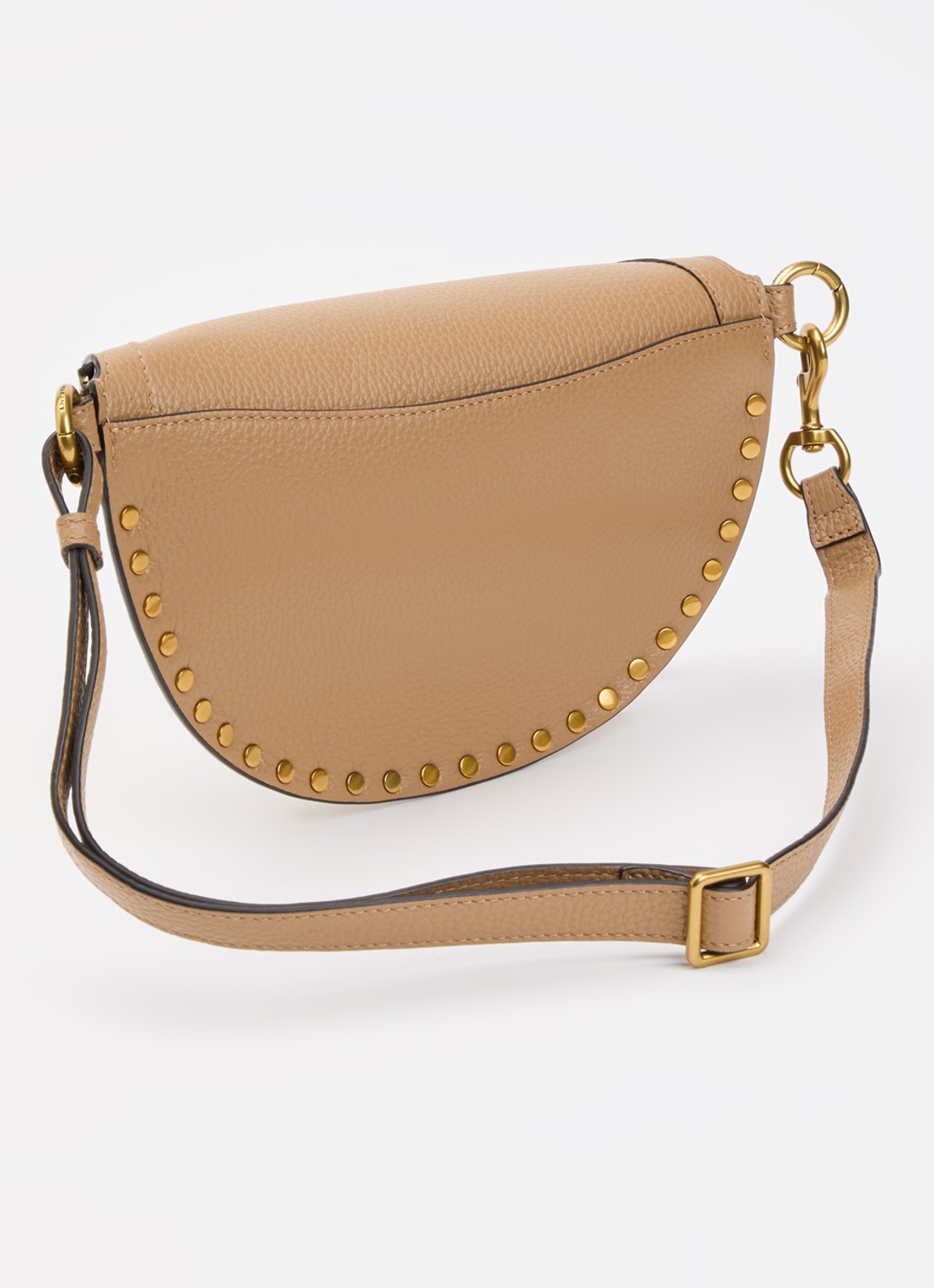 Isabel Marant Skano heuptas van kalfsleer met studs - achterkant 6 camel
