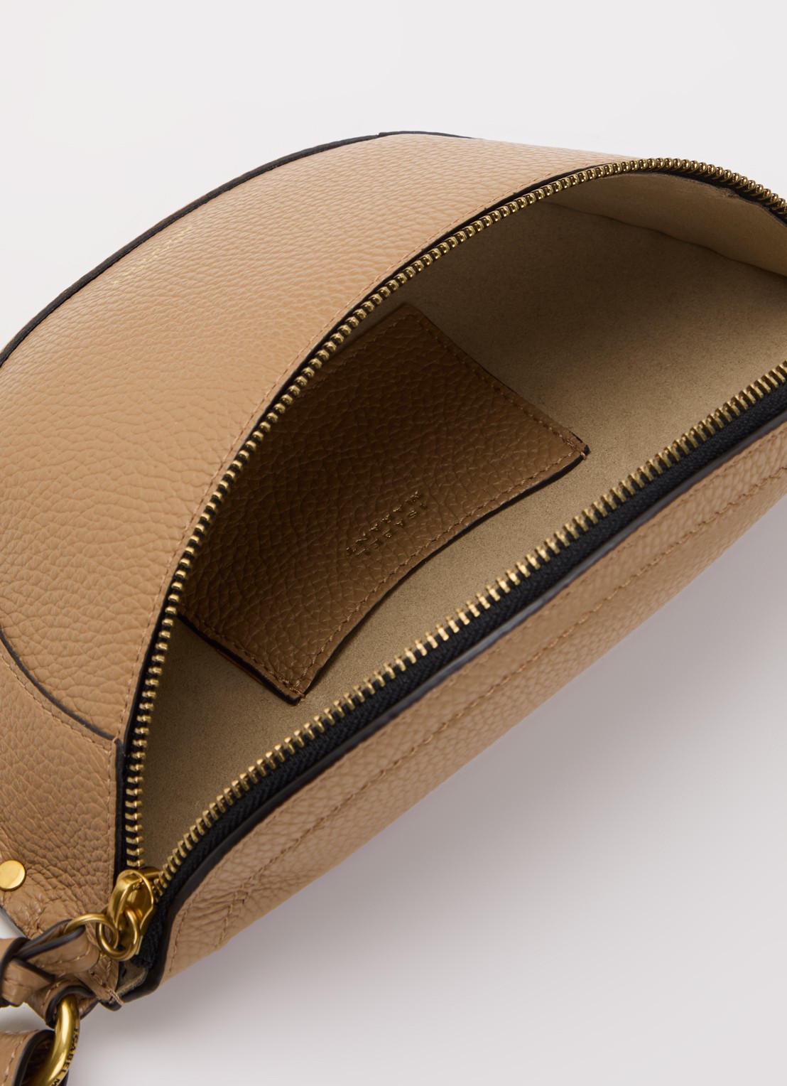 Isabel Marant Skano heuptas van kalfsleer met studs - detail camel