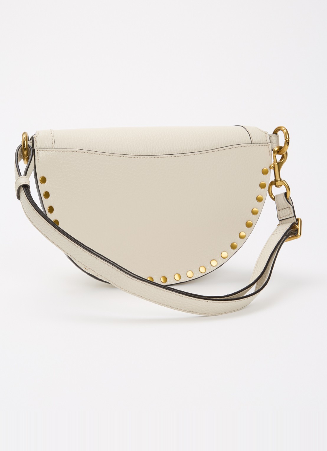 Isabel Marant Skano heuptas van leer met studs - achterkant 5 beige