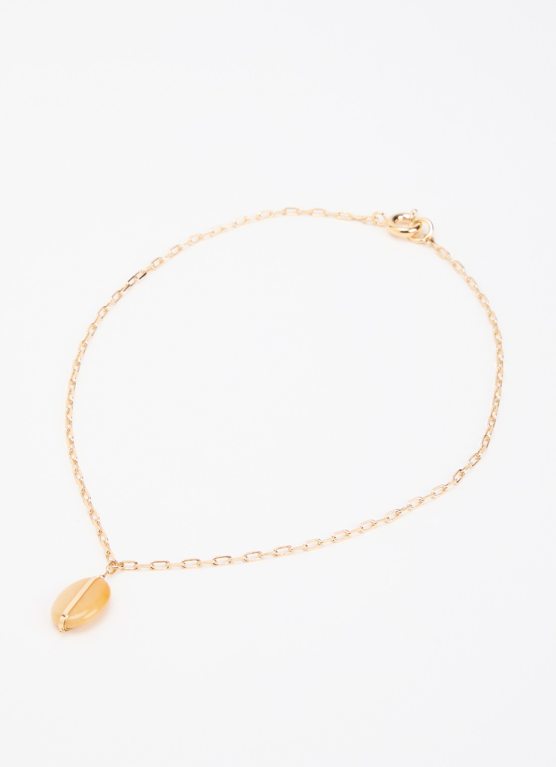 Isabel Marant Stones ketting met hanger - detail geel