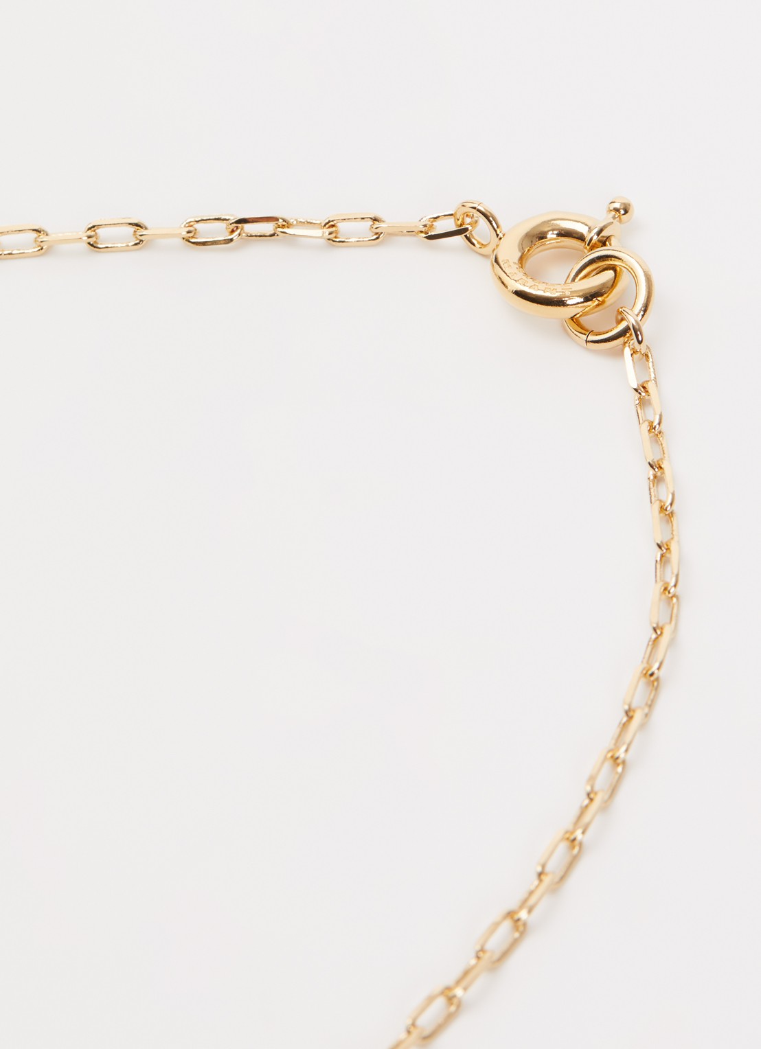 Isabel Marant Stones ketting met hanger - detail 2 orange