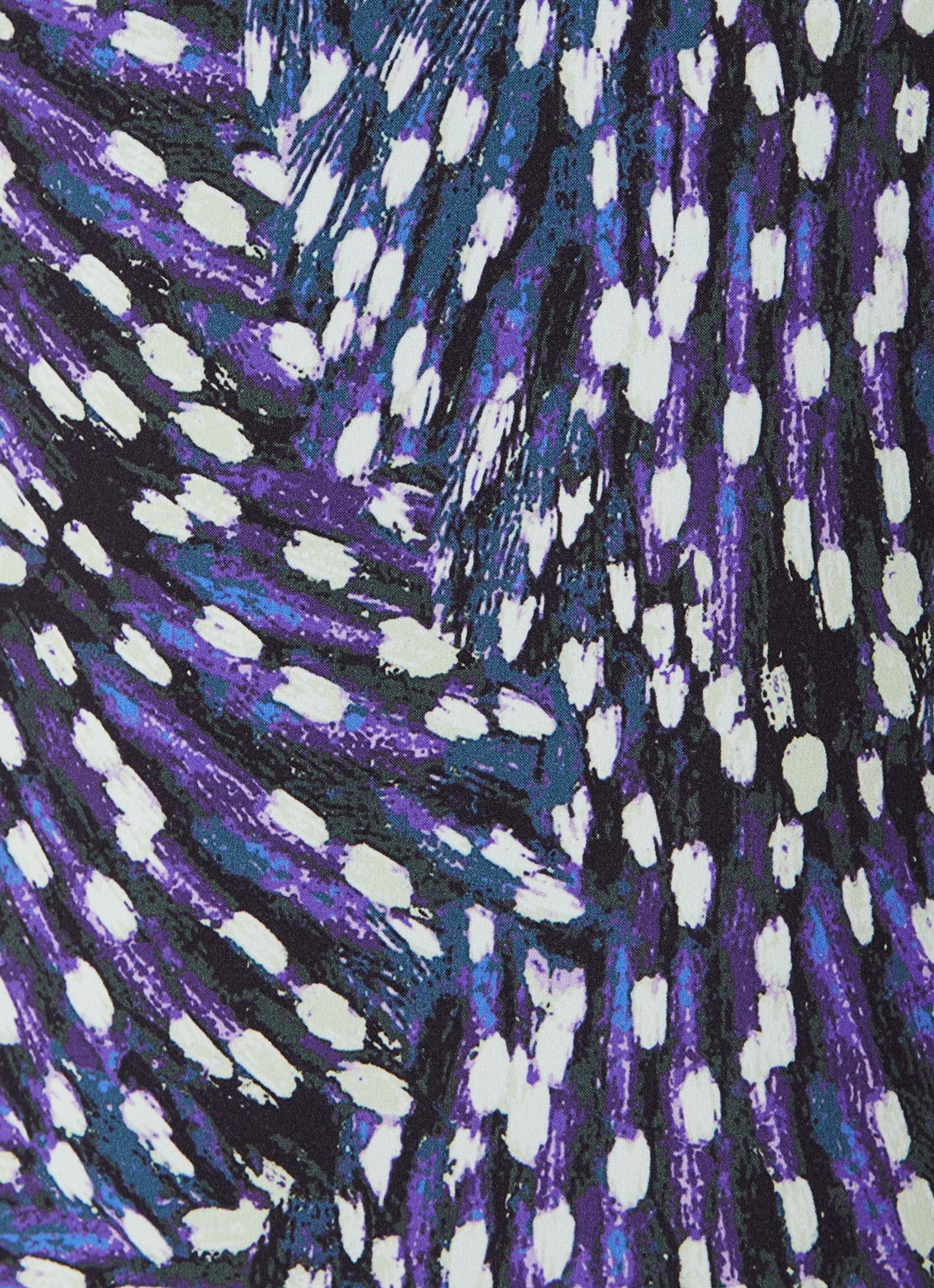 Isabel Marant Swan badpak met print - detail 5 paars