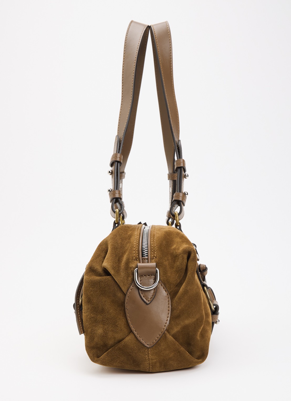 Isabel Marant Tilpa Mini schoudertas van kalfssuède - detail 4 cognac