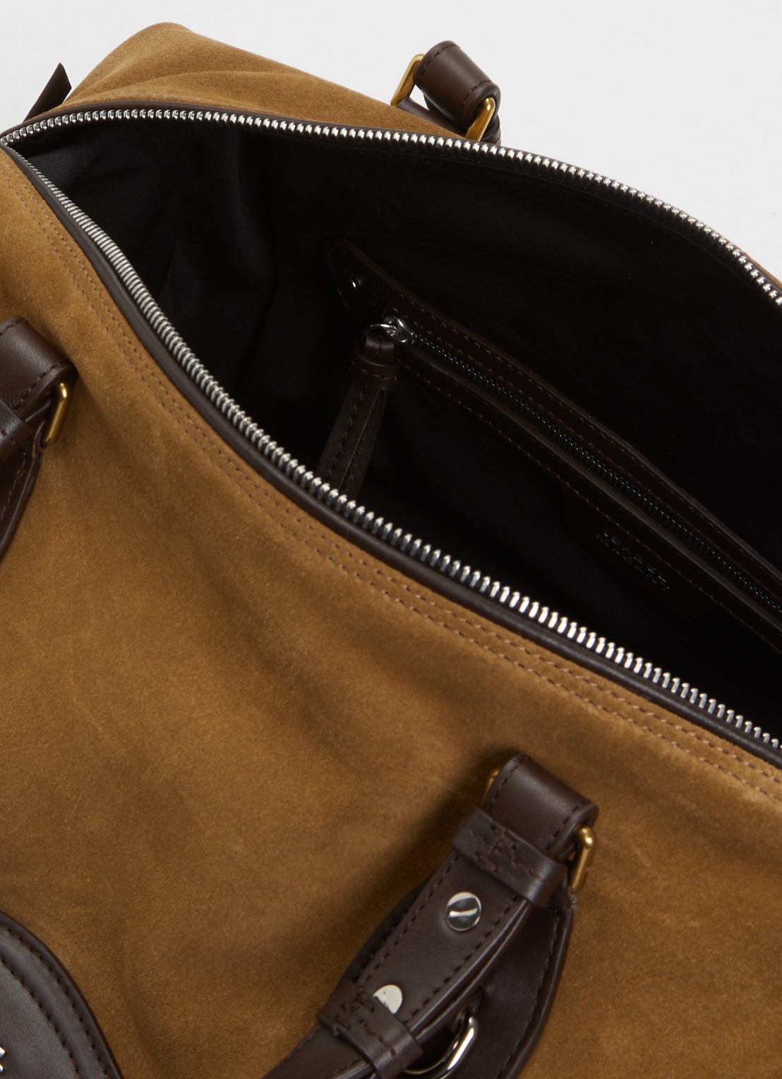 Isabel Marant Tilpa schoudertas van kalfssuède met afneembare schouderriem - detail 5 donkerkhaki