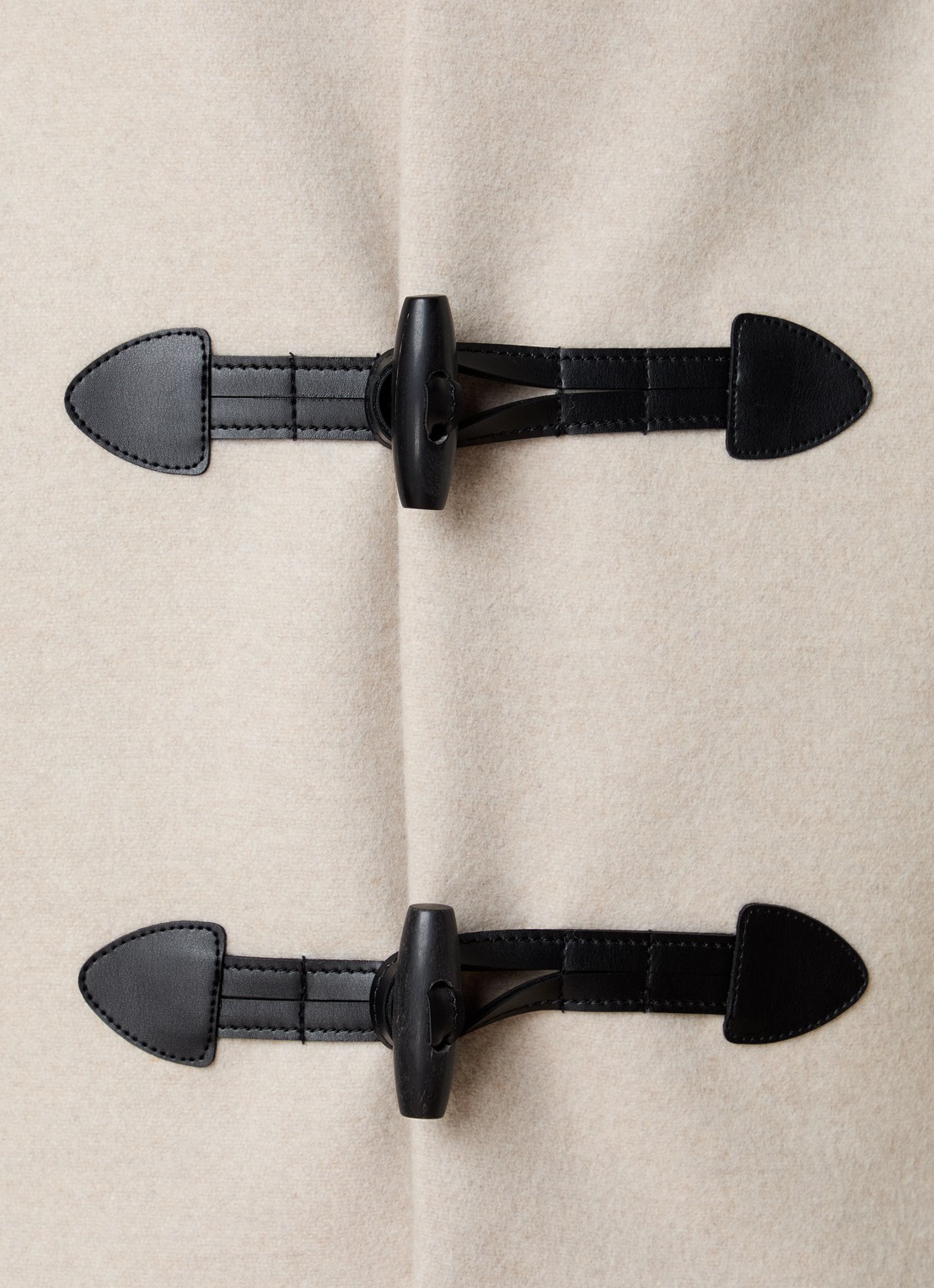 Isabel Marant Toria jack in kasjmierblend met steekzakken - detail 3 zand