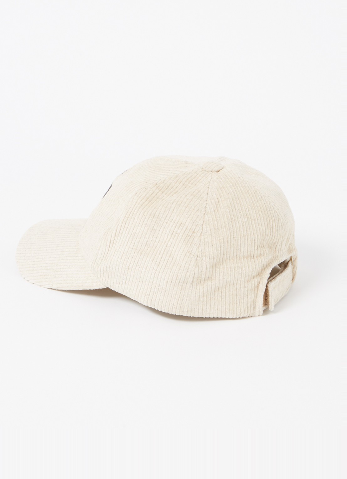 Isabel Marant Tyron pet met logoborduring  - detail 3 creme