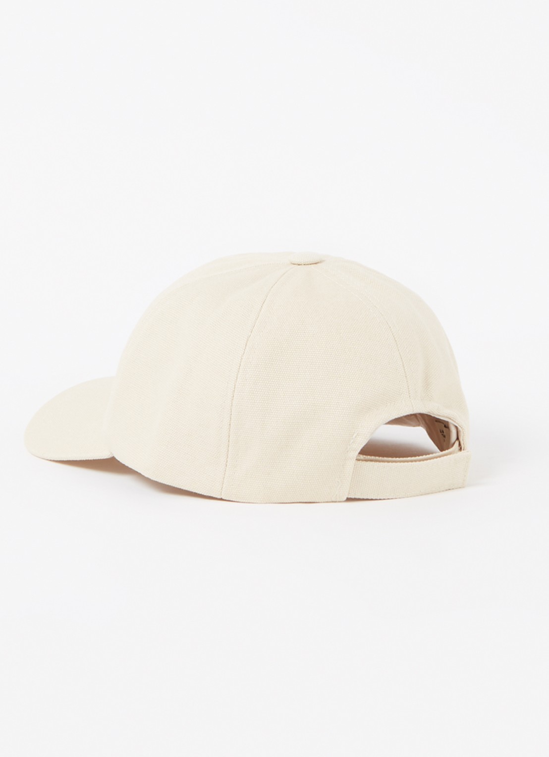 Isabel Marant Tyron pet met logoborduring  - detail 3 donkerbeige