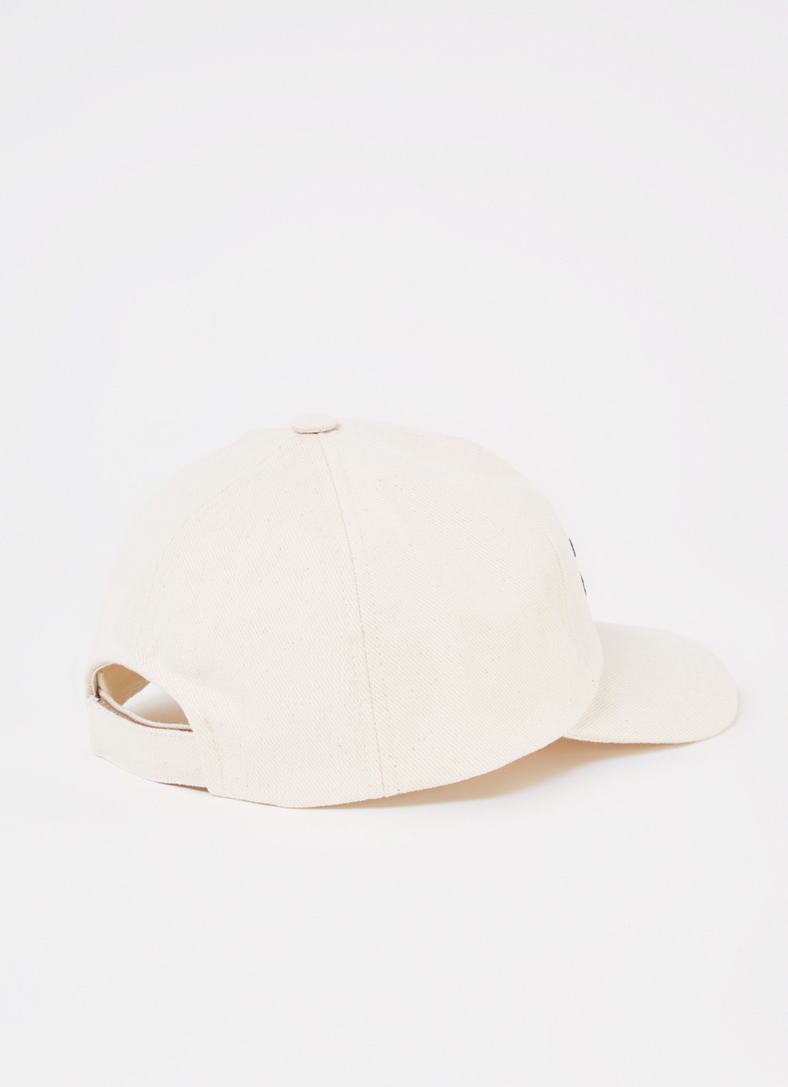 Isabel Marant Tyron pet met logoborduring - detail 4 creme