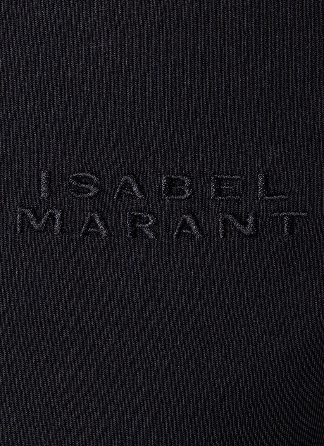 Isabel Marant Vidal T-shirt met logoborduring - detail 2 zwart