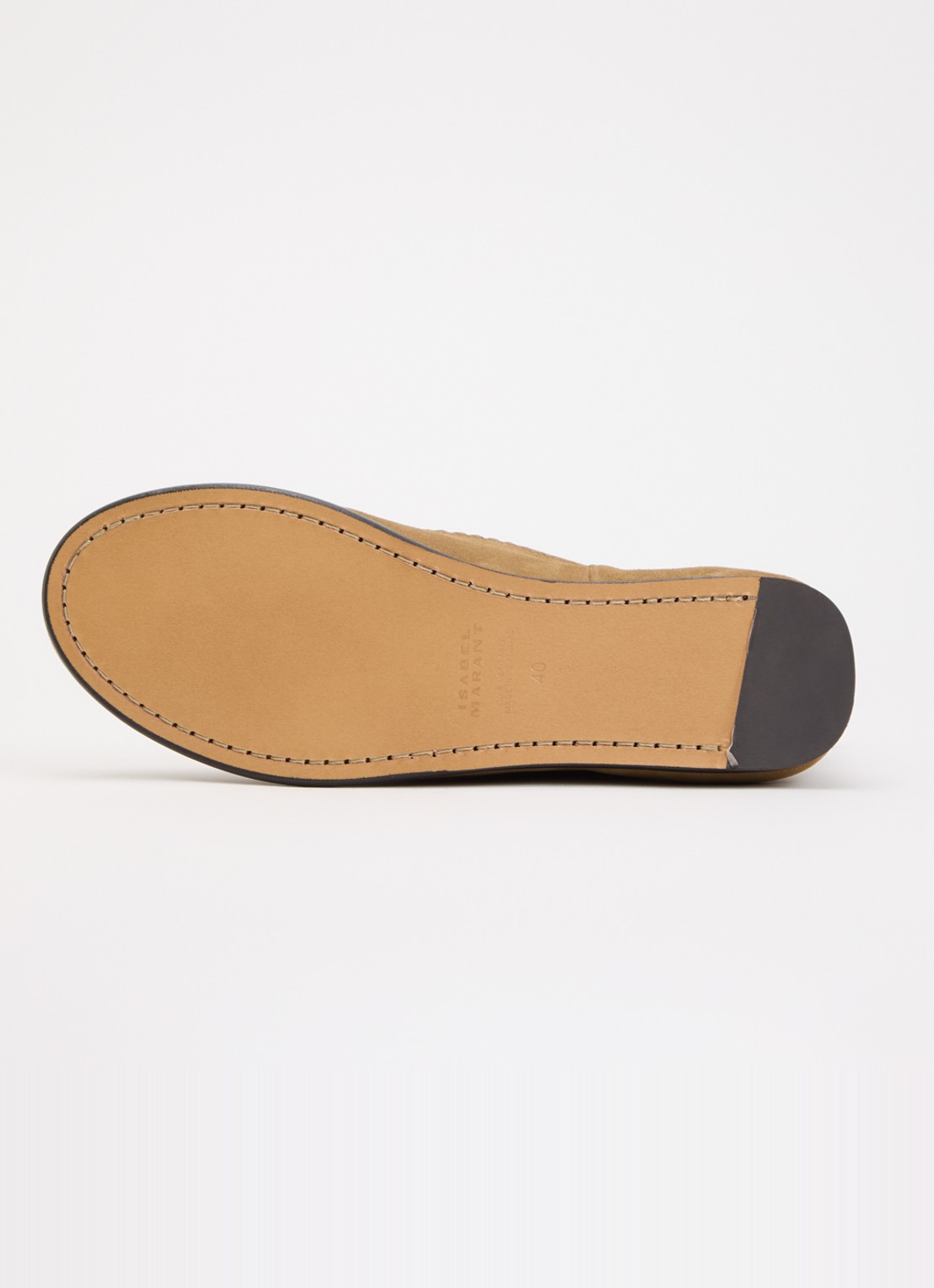 Isabel Marant Woosta laars suède - detail 2 cognac
