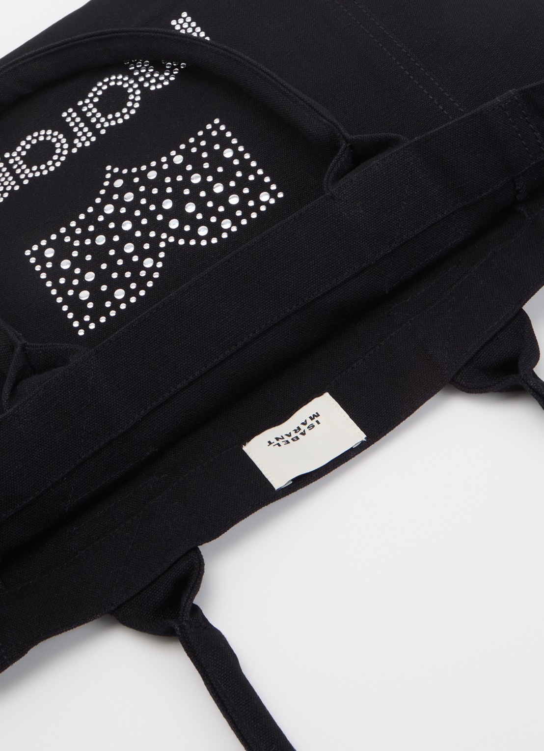 Isabel Marant Yenky shopper met studs - detail zwart