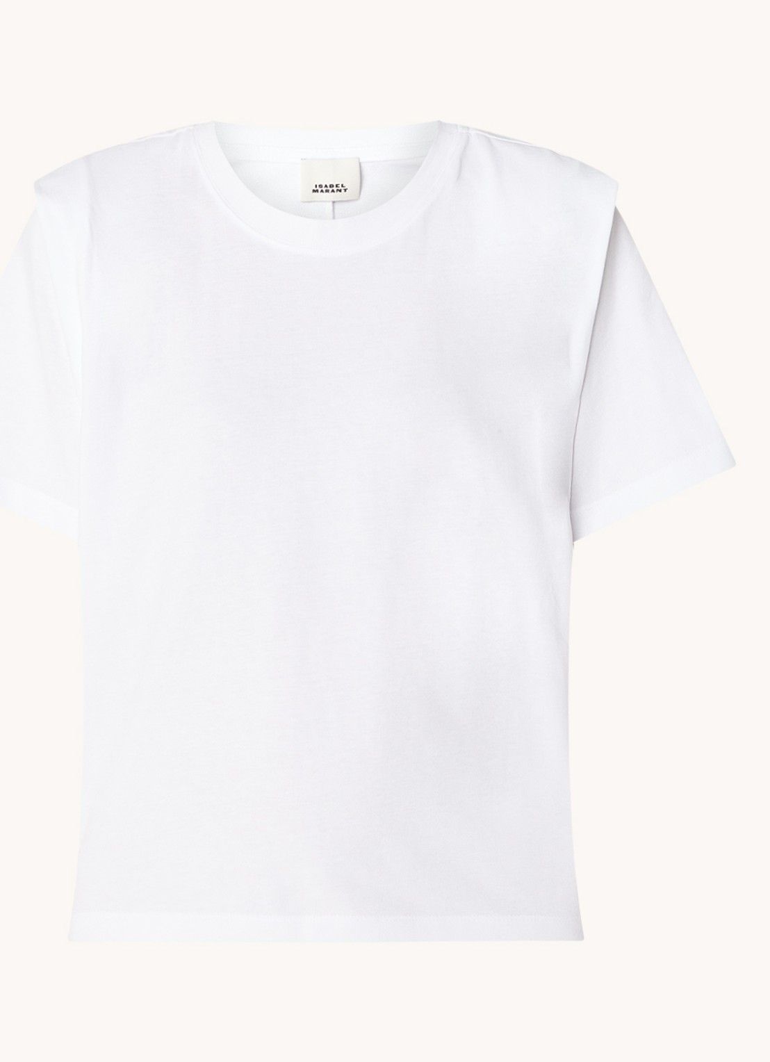Isabel Marant Zelitos T-shirt met schouder detail - voorkant wit