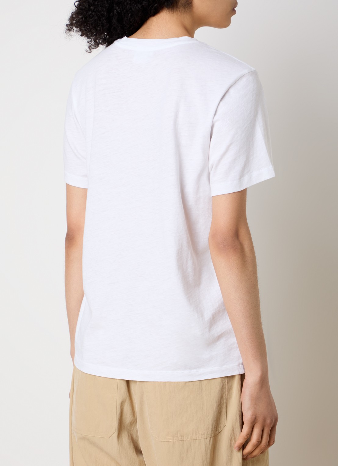 Isabel Marant Zewel T-shirt met print en logo - achterkant 3 wit