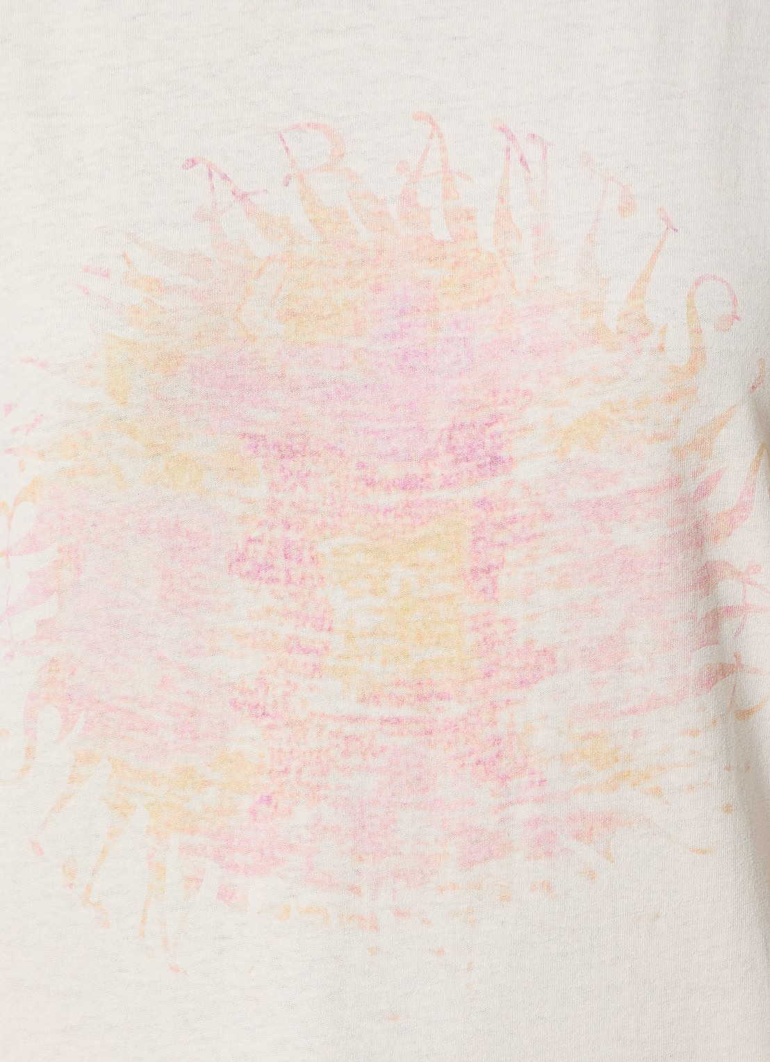 Isabel Marant Zoeline T-shirt met logoprint - detail 3 gebroken wit