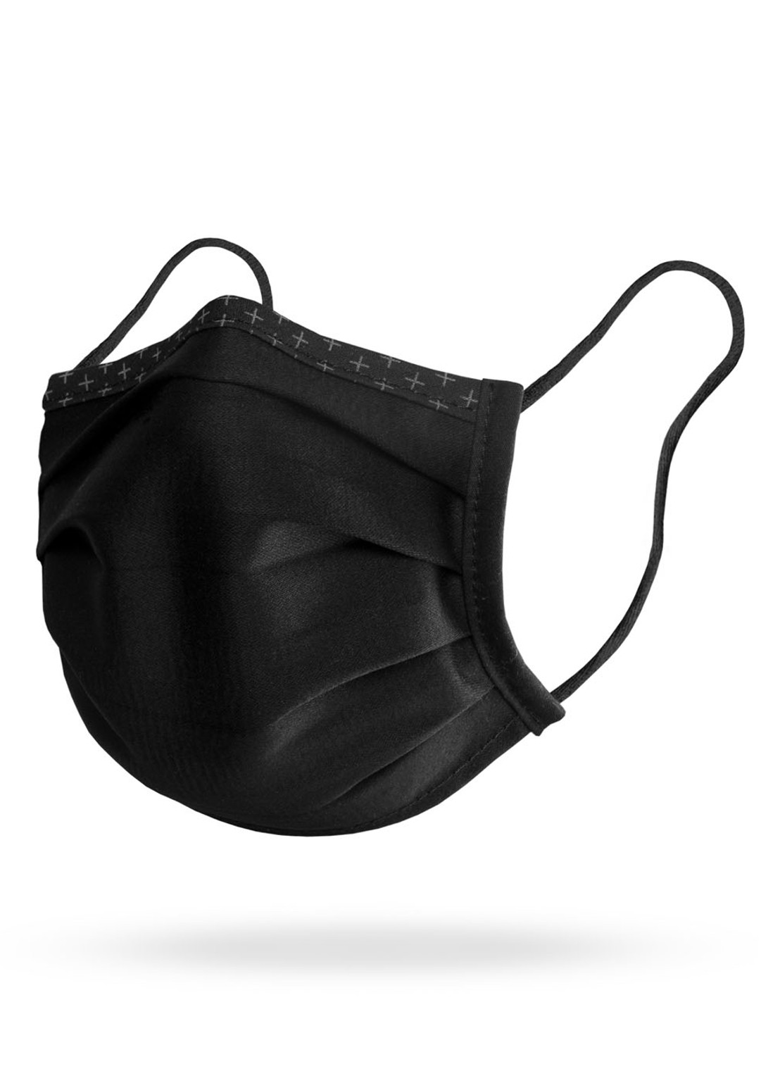 ISKO Vital Supreme niet-medisch mondkapje - voorkant 2 zwart