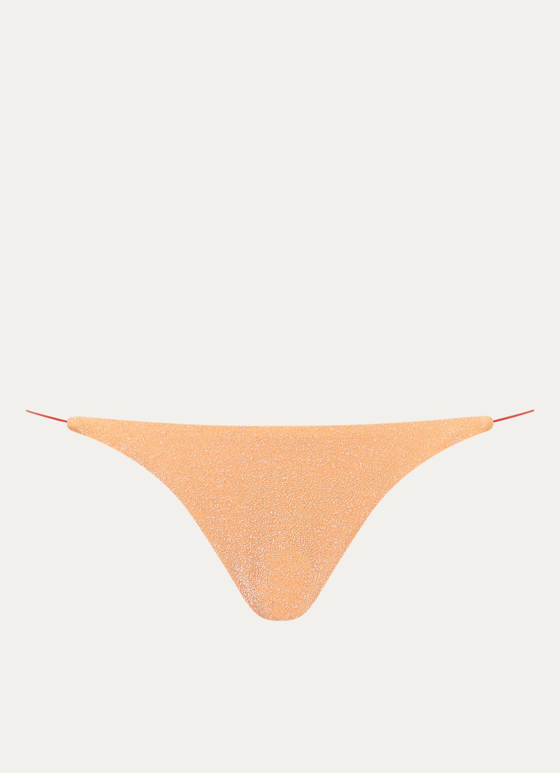 It's Now Cool Brazilian bikinislip met lurex - voorkant 4 lichtoranje