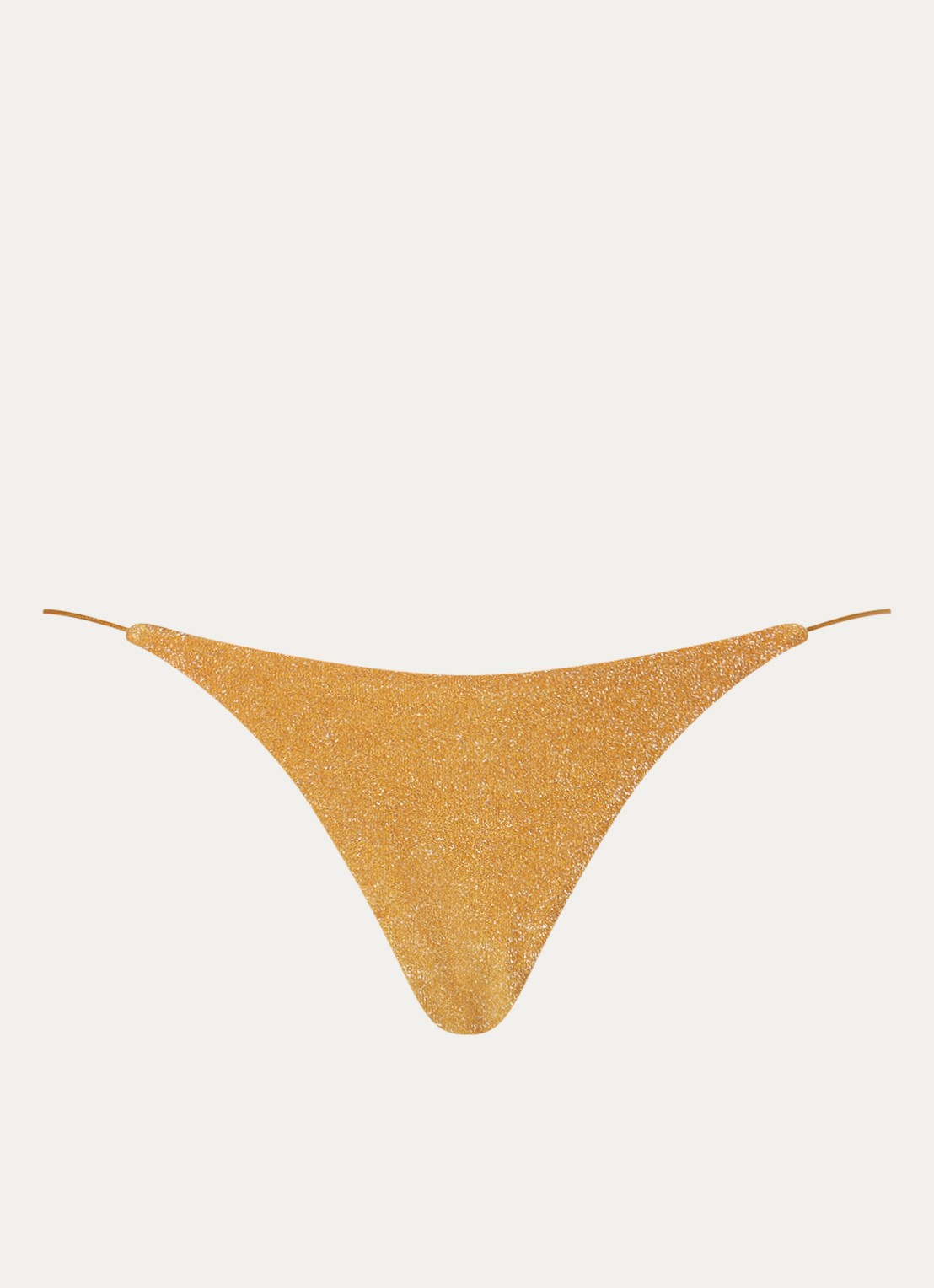 It's Now Cool Brazilian bikinislip met lurex - voorkant 4 okergeel