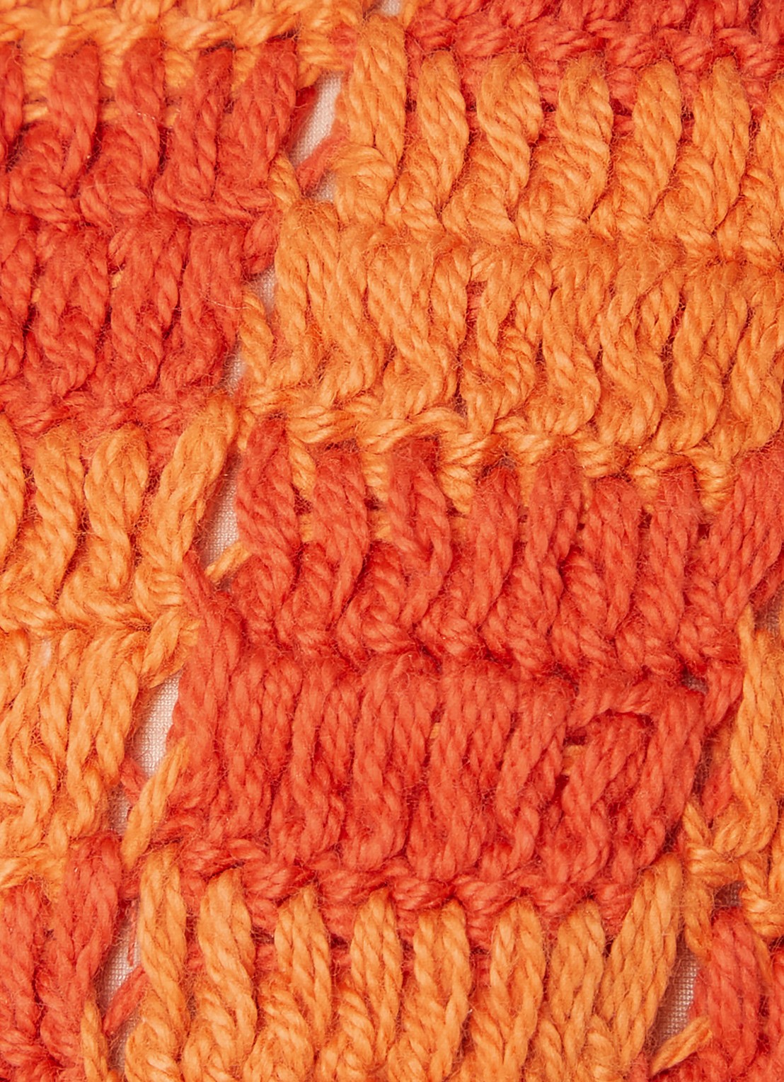 It's Now Cool Tanga bikinislip van crochet - detail 4 oranjerood