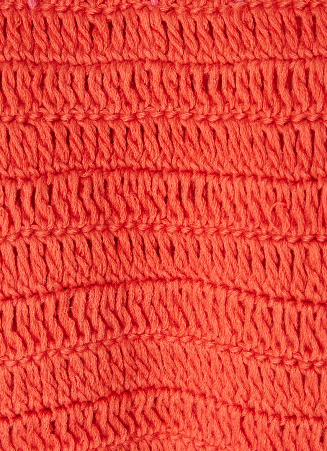 It's Now Cool Tanga bikinislip van crochet - detail 2 koraalroze