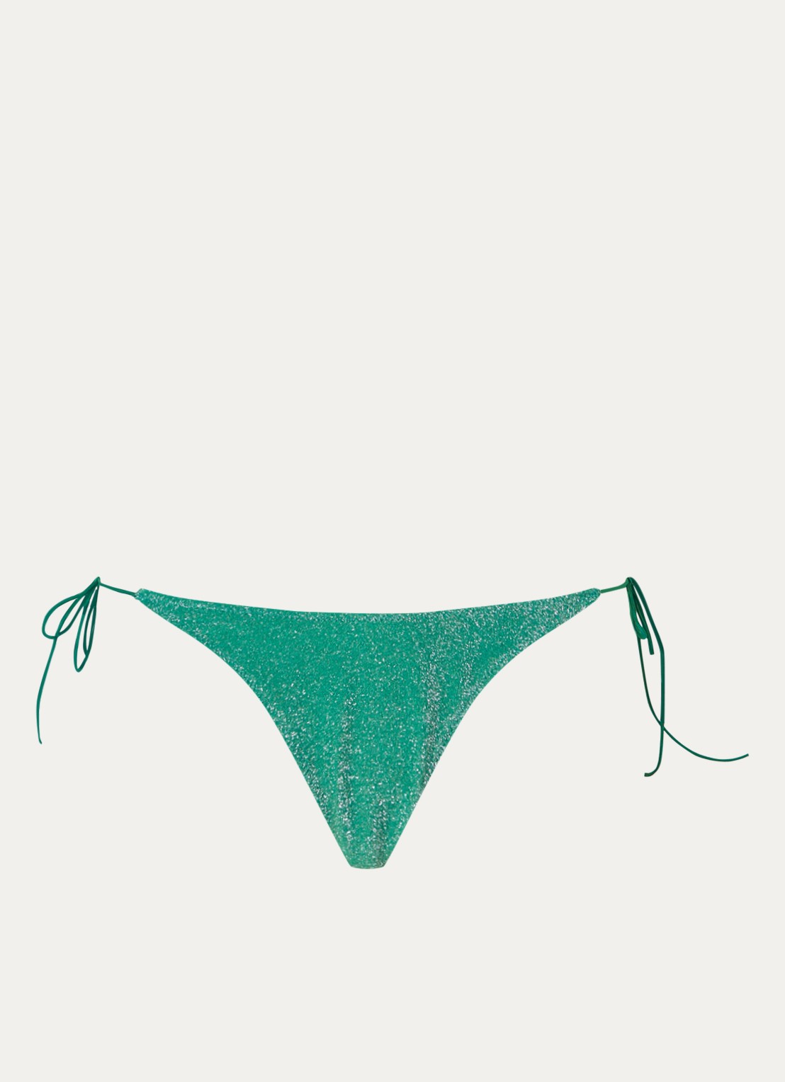 It's Now Cool The 90's tanga bikinislip met lurex - voorkant 4 groen
