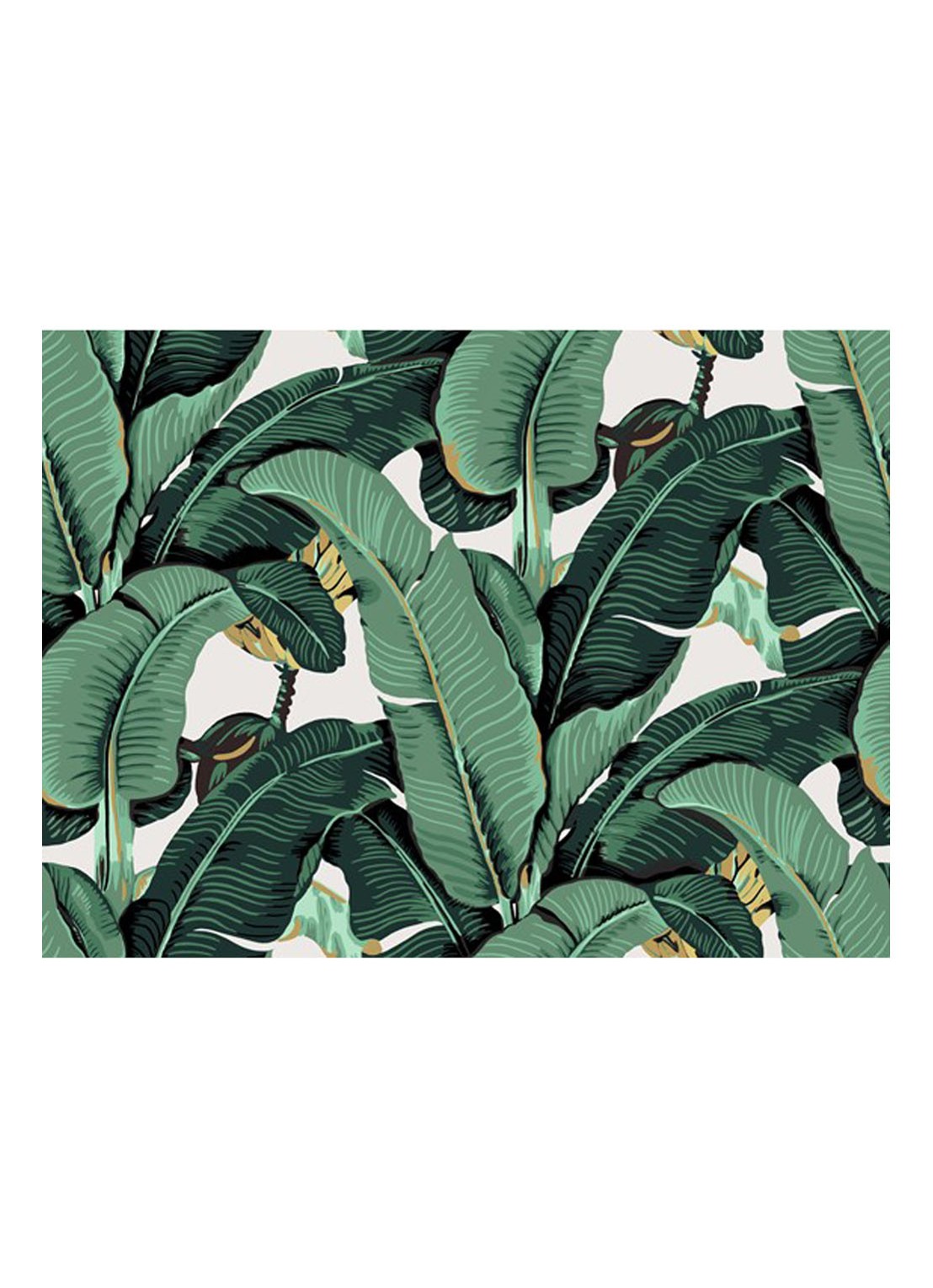IXXI Banana Leaf wanddecoratie - voorkant 2 groen