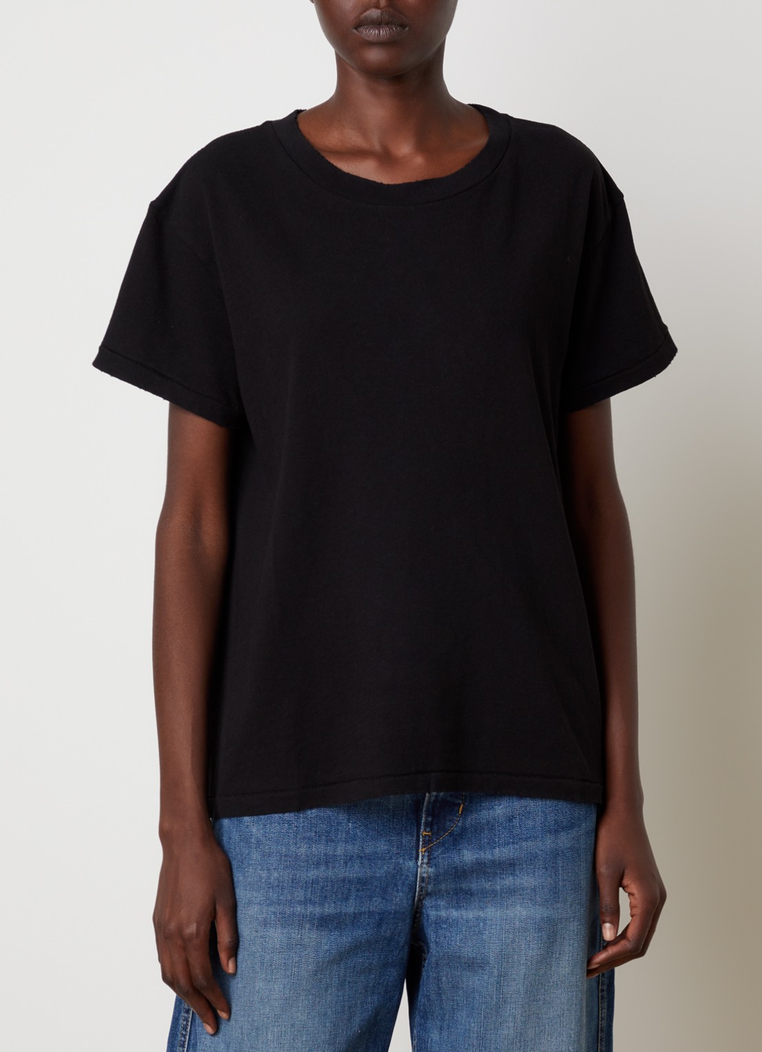 J.W. Anderson Brady T-shirt met ronde hals - detail zwart