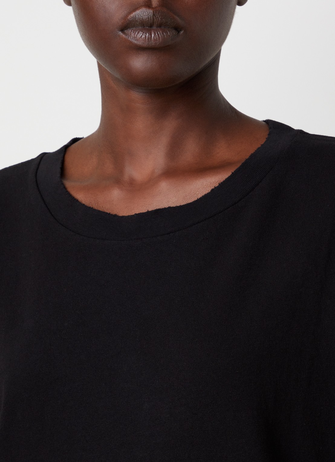 J.W. Anderson Brady T-shirt met ronde hals - detail 2 zwart
