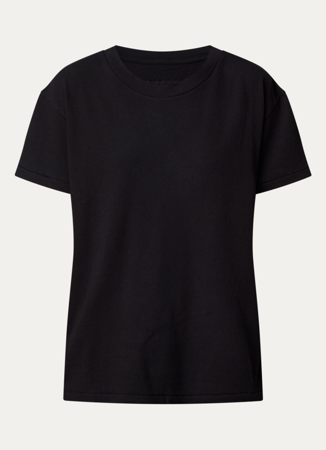 J.W. Anderson Brady T-shirt met ronde hals - voorkant 3 zwart