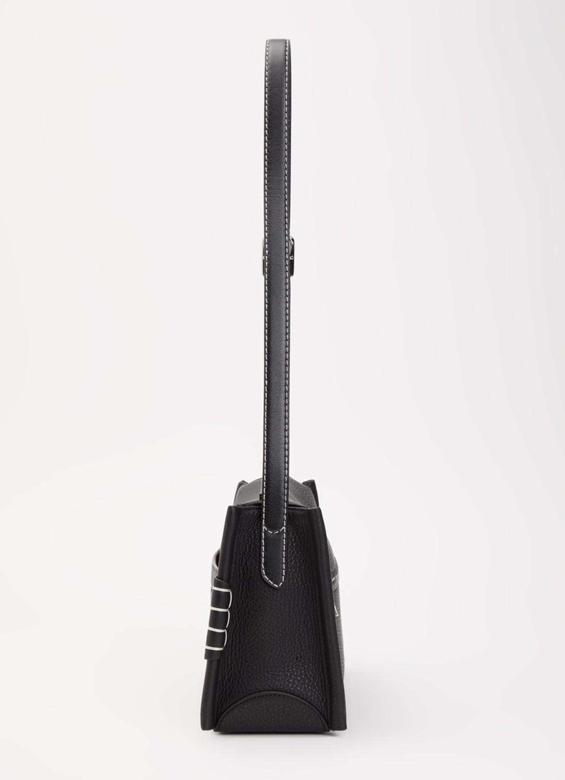 J.W. Anderson Crossbodytas van leer - detail 4 zwart