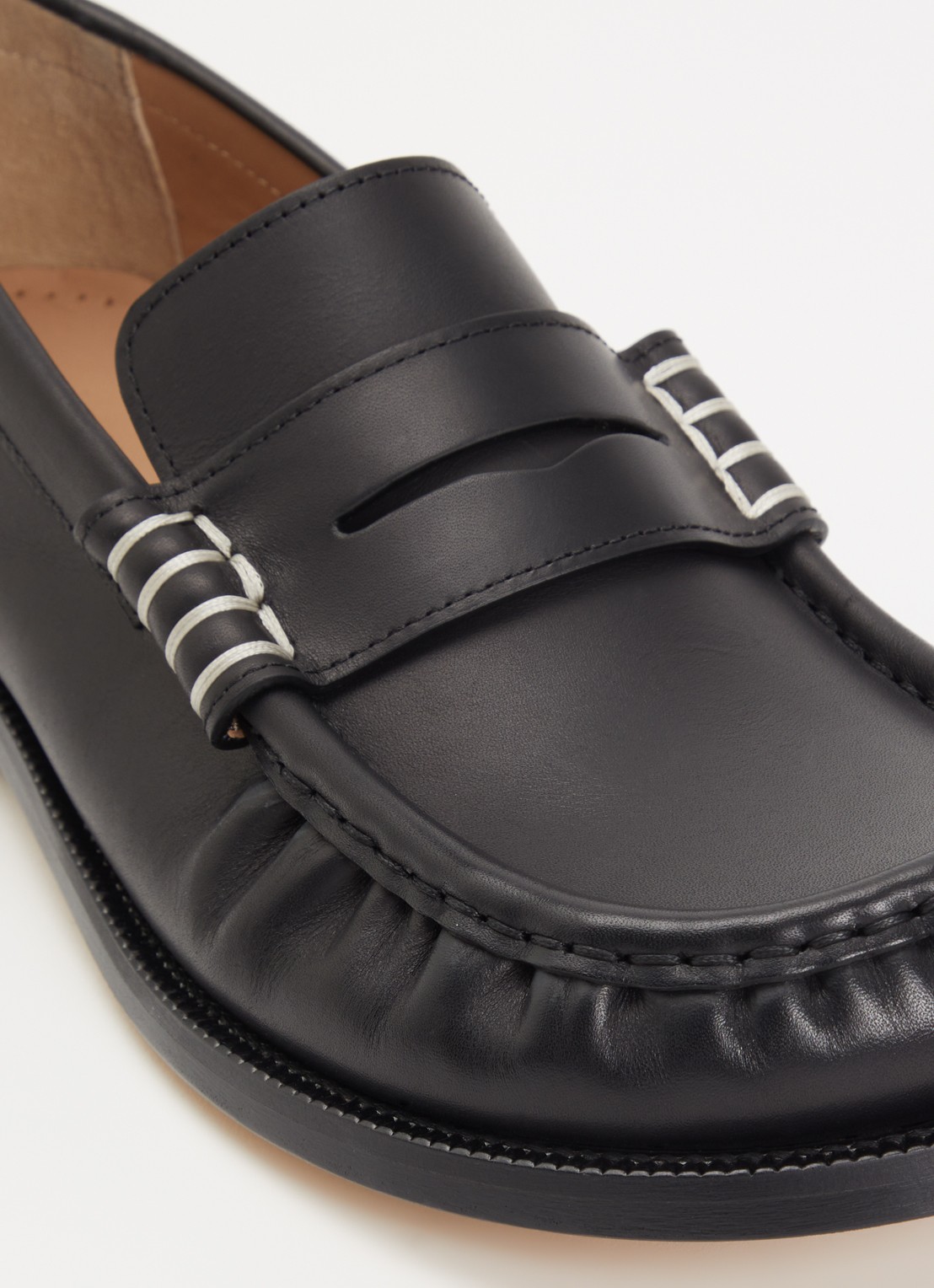 J.W. Anderson Loafer van kalfsleer - detail 6 zwart