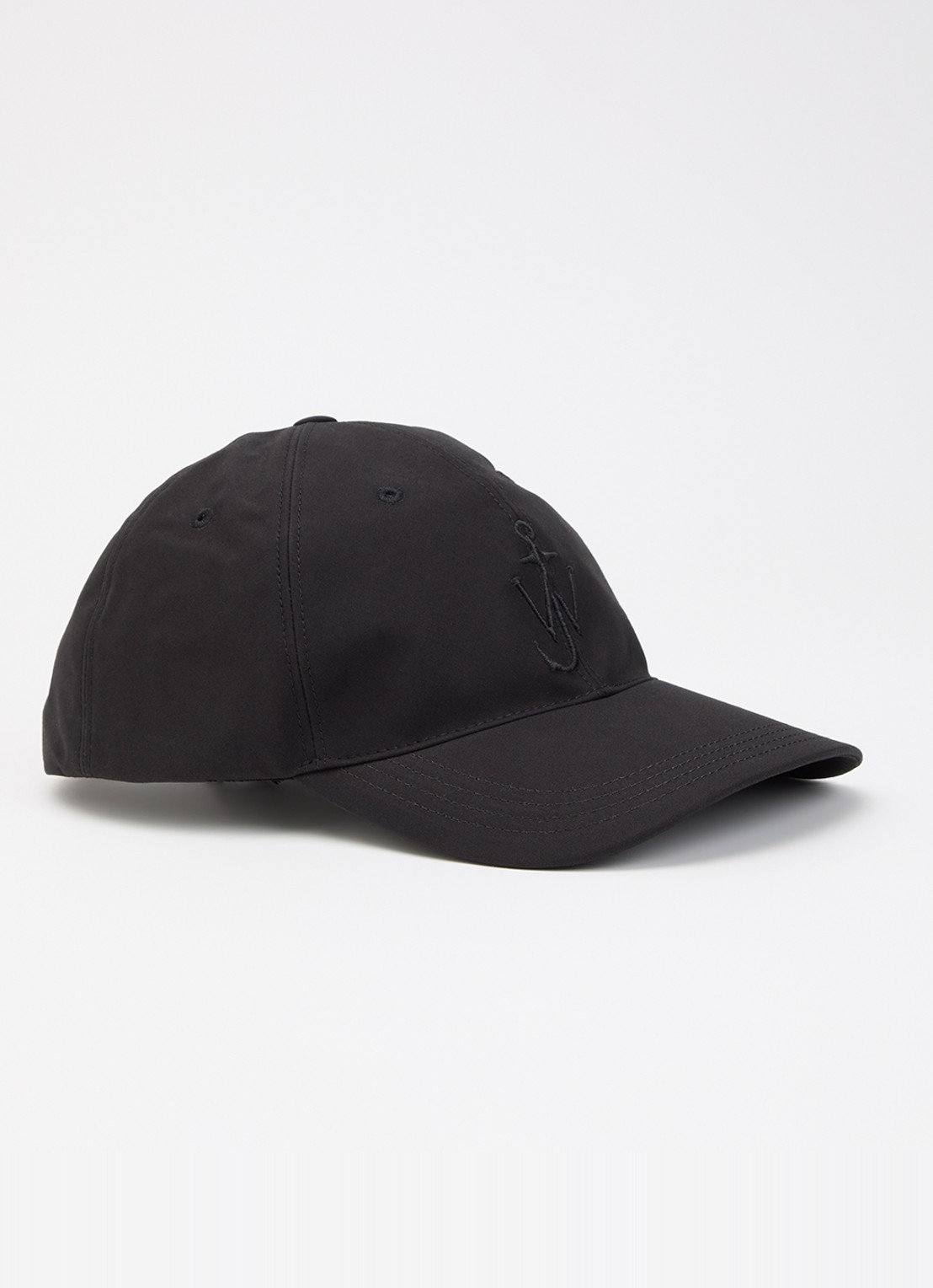 J.W. Anderson Pet met logoborduring en details van kalfsleer - voorkant zwart