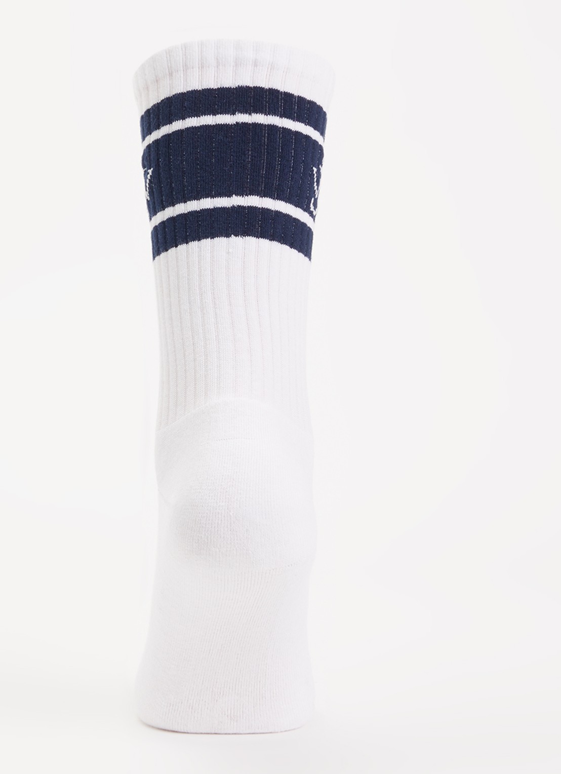 J.W. Anderson Sokken in katoenblend met logo - voorkant 3 donkerblauw