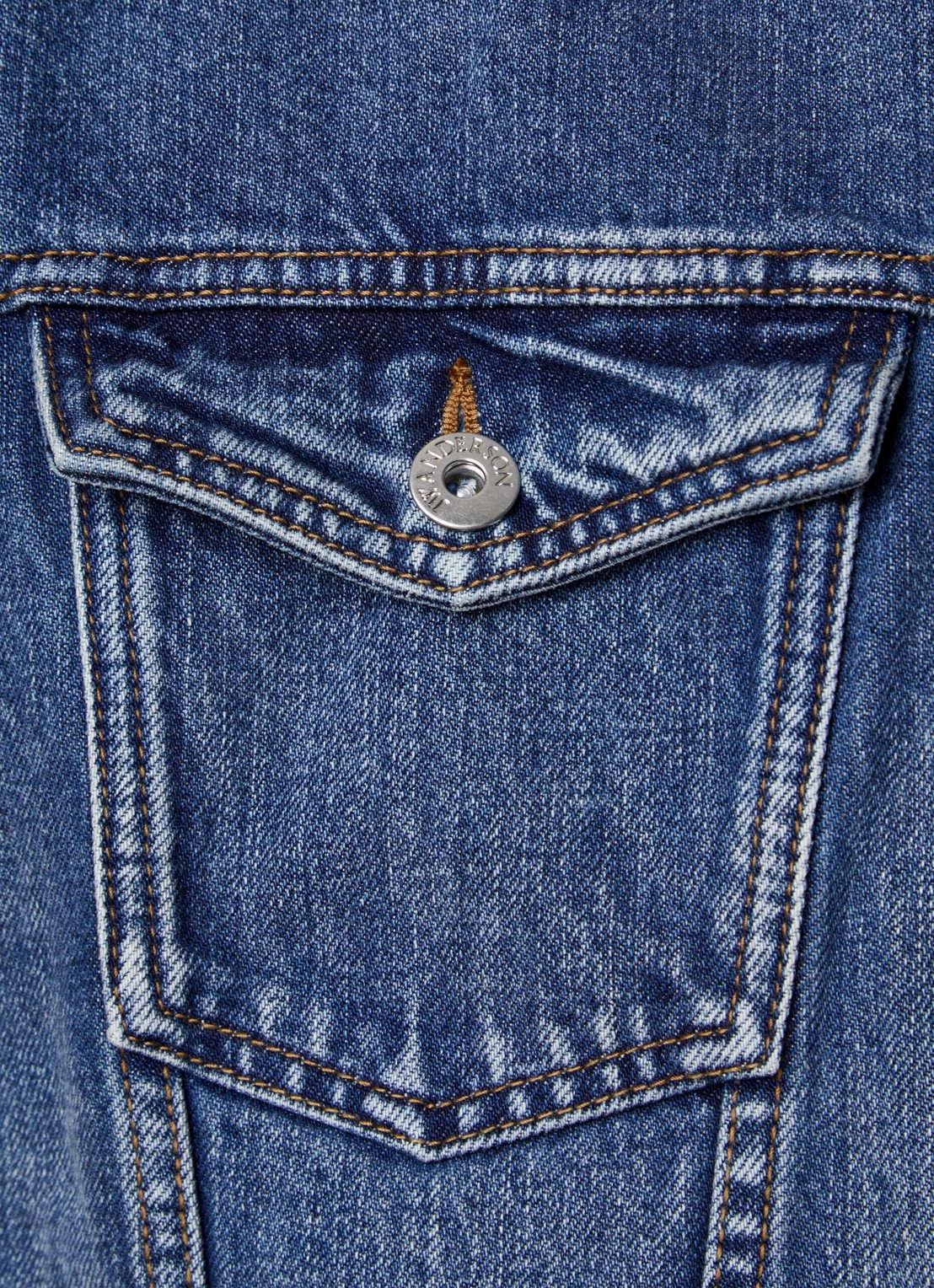 J.W. Anderson Spijkerjas met details van corduroy - detail 4 indigo