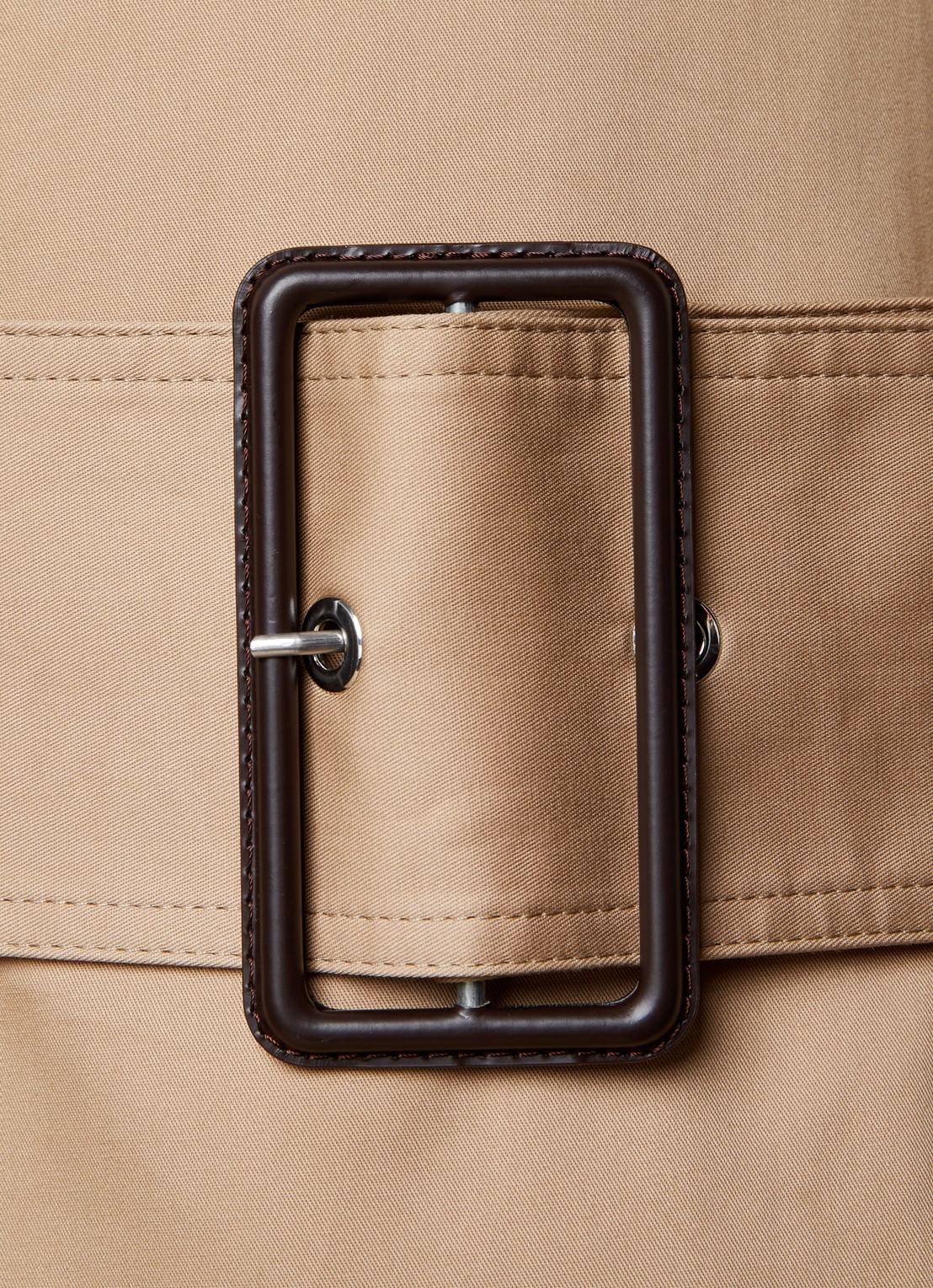 J.W. Anderson Trenhcoat met steekzakken en ceintuur - detail 3 beige