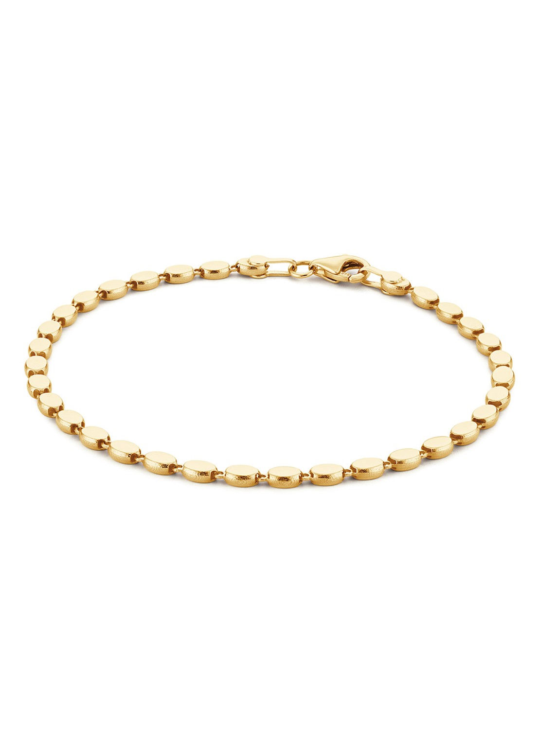 Jackie 14K Gold Bo-Kaap armband van 14 karaat geelgoud - voorkant goud