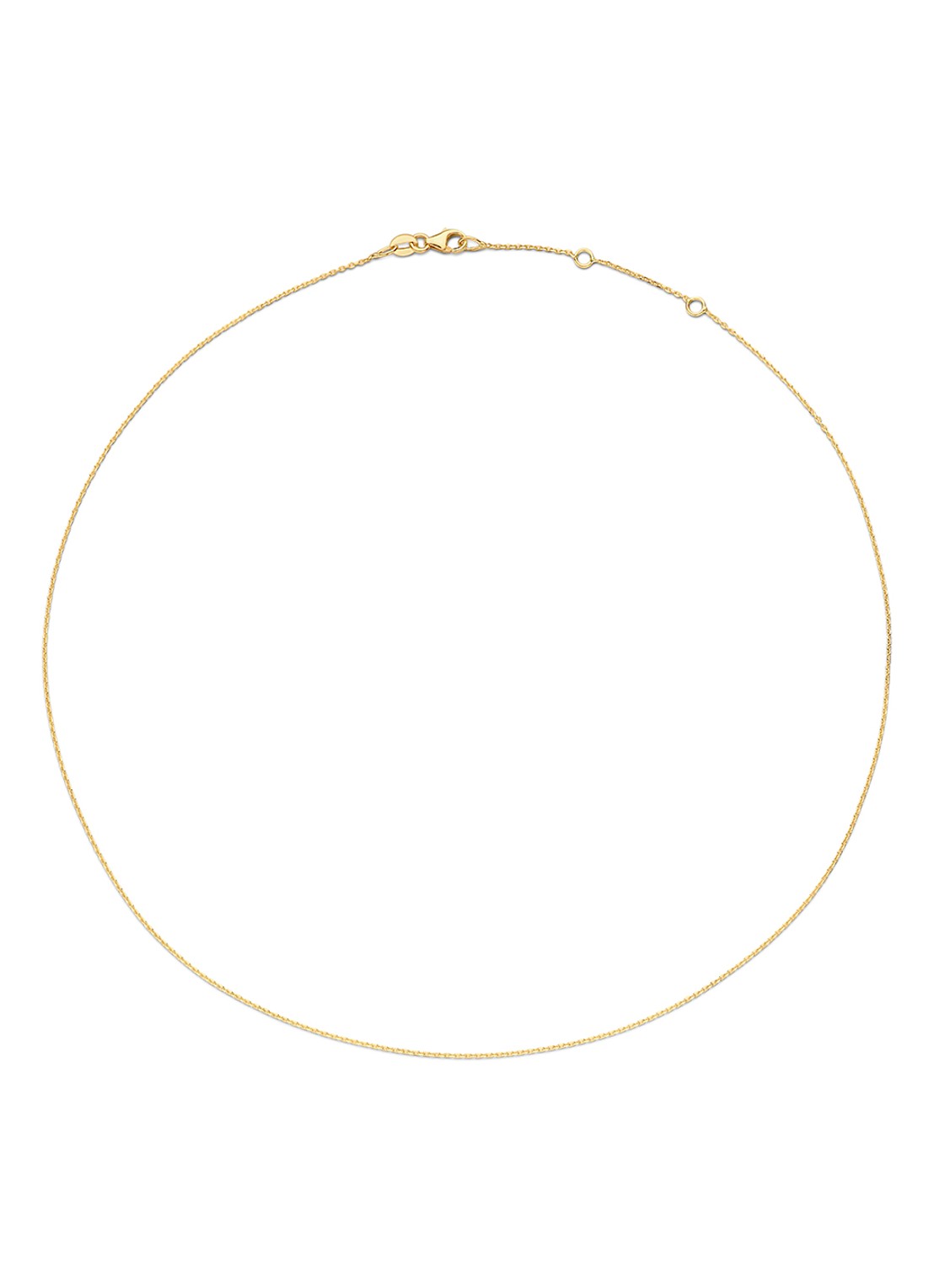 Jackie 14K Gold Ketting van 14 karaat geelgoud - voorkant geelgoud