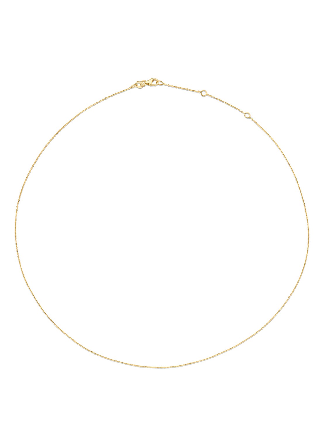 Jackie 14K Gold Ketting van 14 karaat geelgoud - voorkant 4 geelgoud