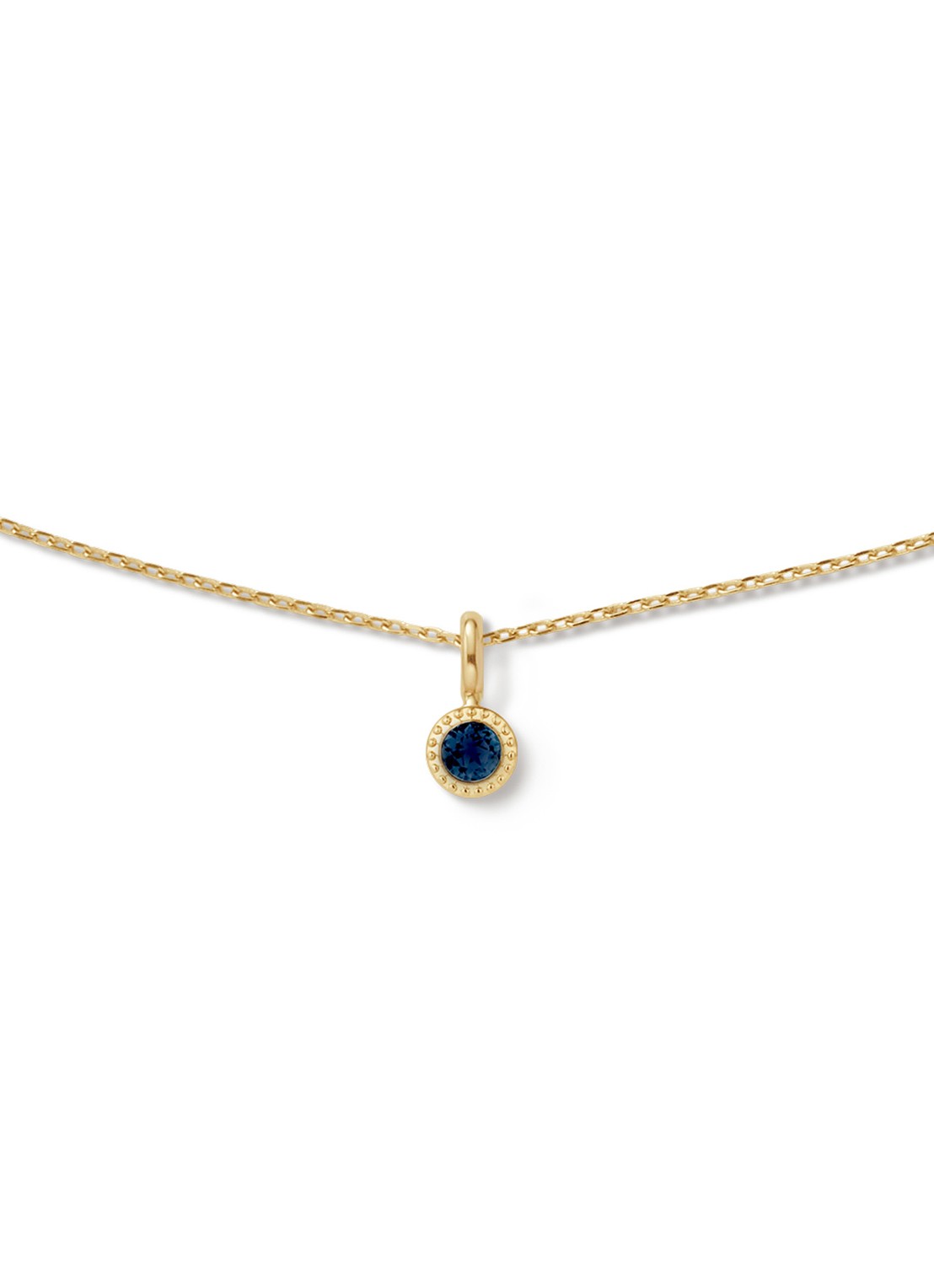 Jackie 14K Gold Kirstenbosch ketting van 14 karaat geelgoud - voorkant goud