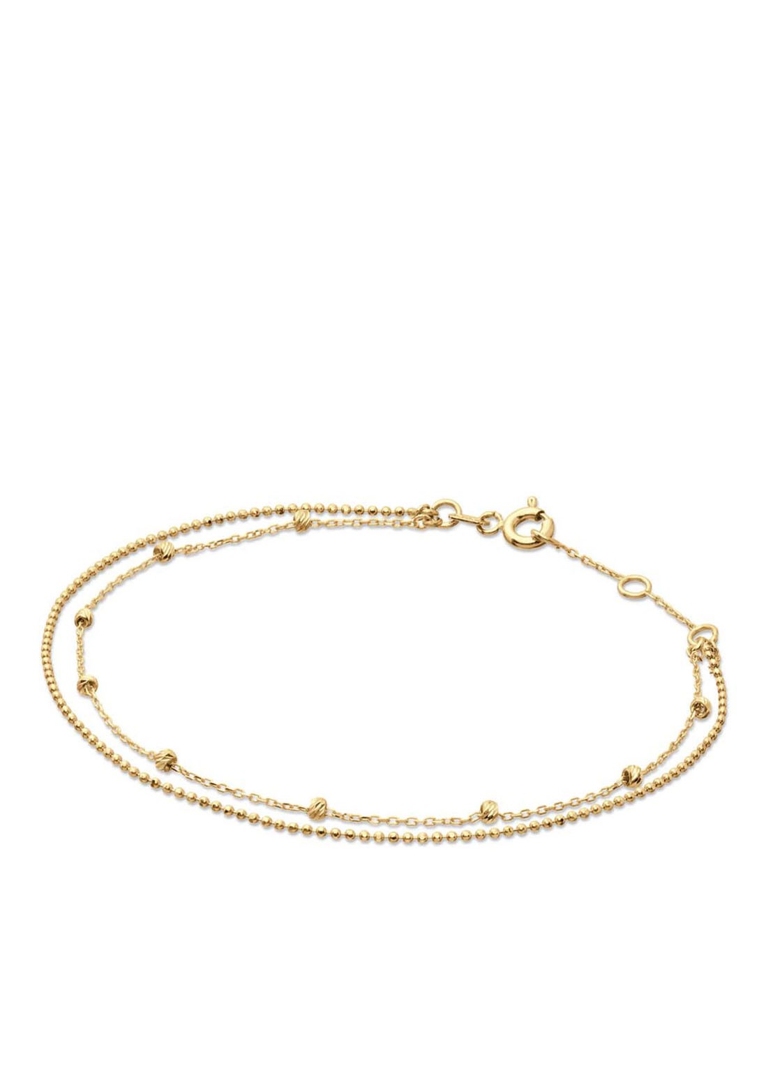 Jackie 14K Gold Marco Polo armband van 14 karaat geelgoud - voorkant geelgoud