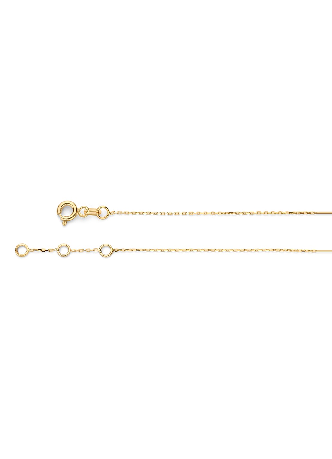 Jackie 14K Gold Schakelarmband van 14 karaat geelgoud - voorkant 2 geelgoud