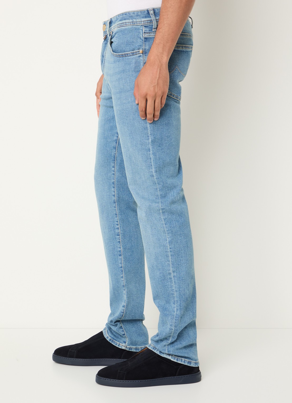 Jacob Cohën Bard slim fit jeans met lichte wassing - detail 5 indigo