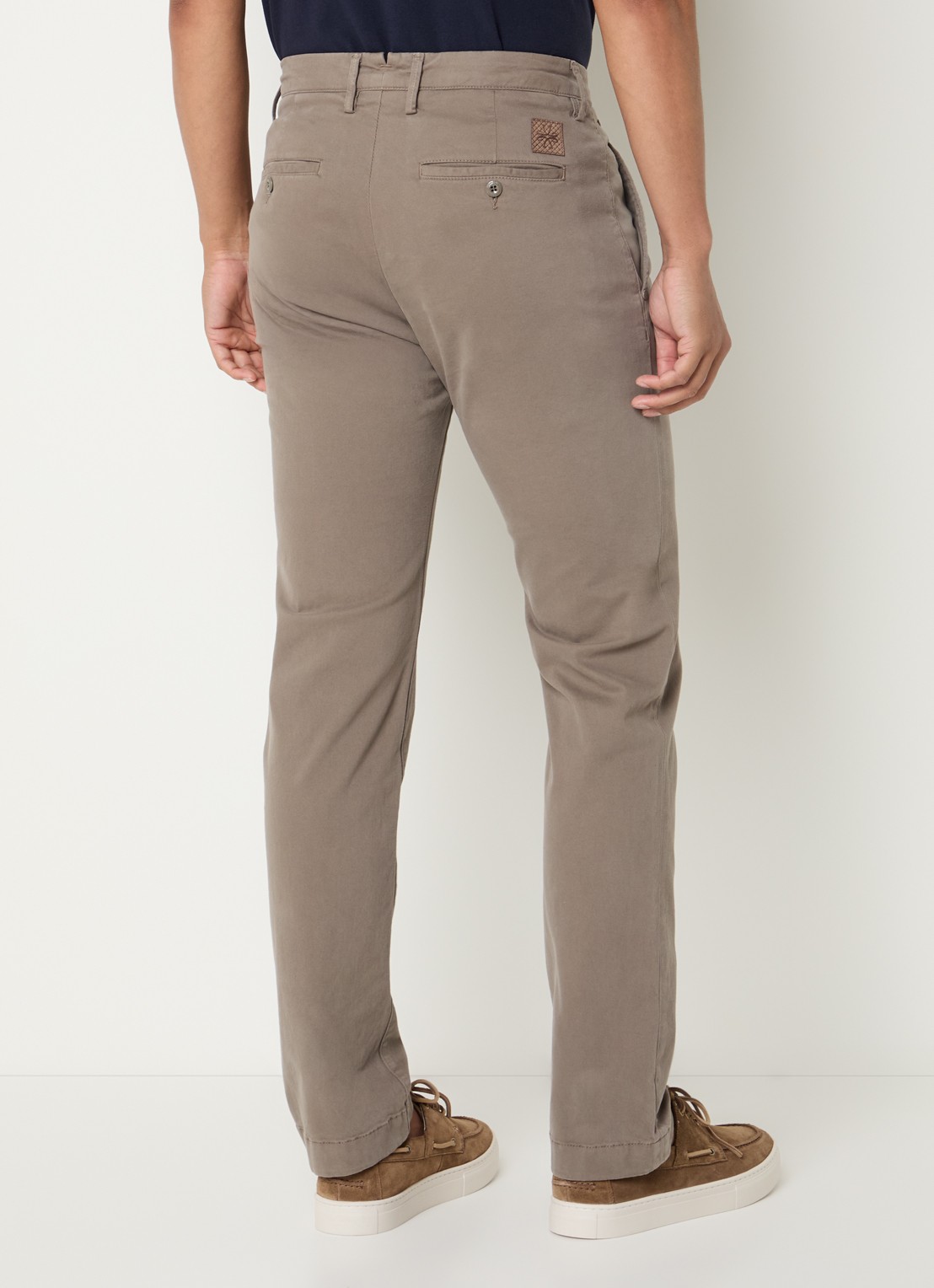 Jacob Cohën Bobby slim fit chino met steekzakken - achterkant 3 grijs