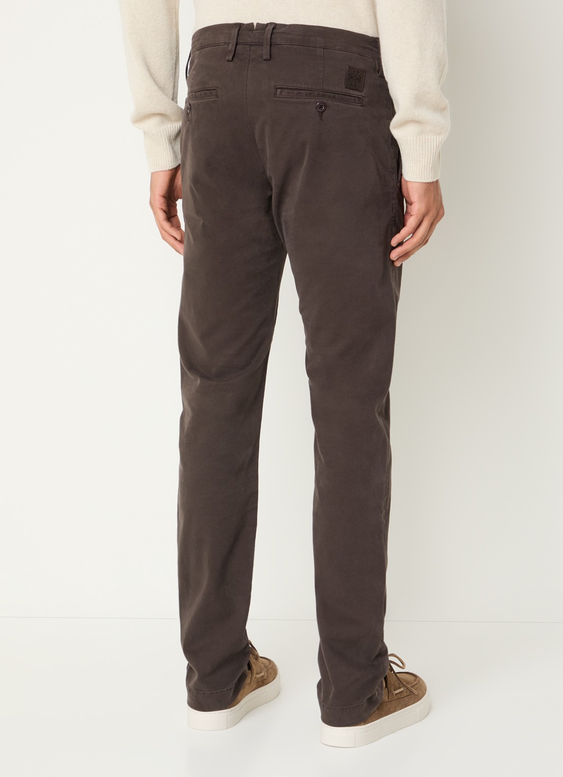 Jacob Cohën Bobby slim fit chino met stretch - achterkant 5 bruin