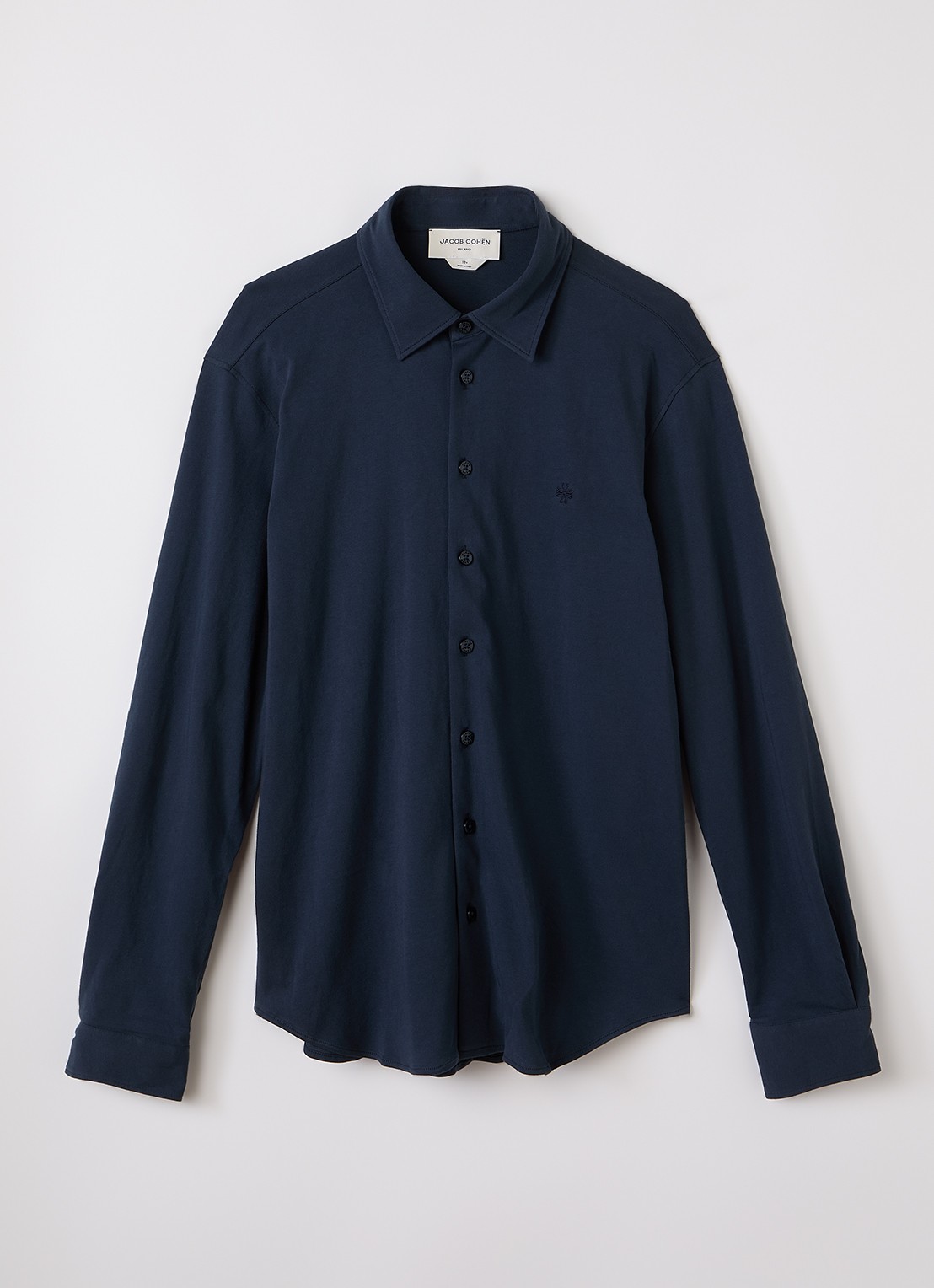 Jacob Cohën Camicia overhemd - voorkant donkerblauw