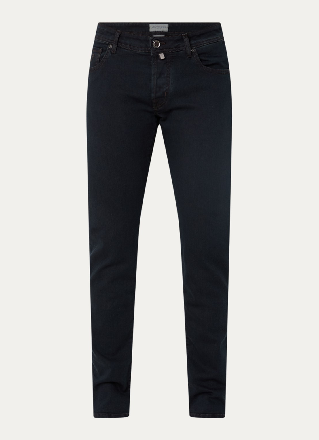 Jacob Cohën Nick slim fit jeans met gekleurde wassing - voorkant indigo