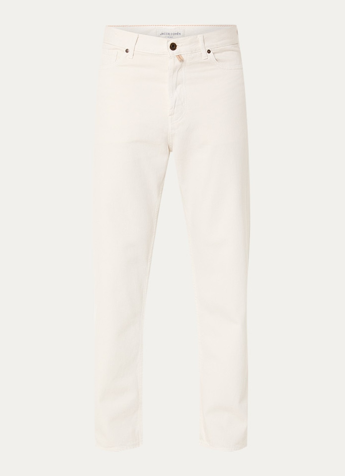 Jacob Cohën Straight leg jeans met gekleurde wassing - voorkant 2 gebroken wit